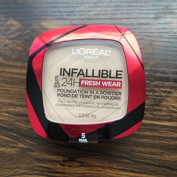 L'OREAL Infallible 24 Hr Powder Foundation 5 Pearl - Picture 2 of 6